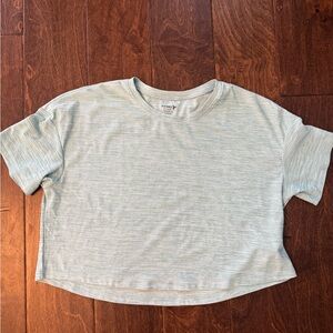Old Navy Light Gray Short Sleeve Tee